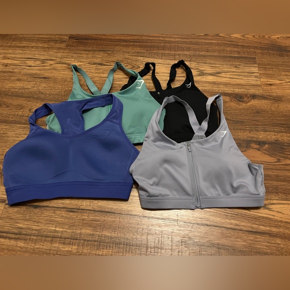 Set of 4 gym shark sports bras - Picture 1 of 1